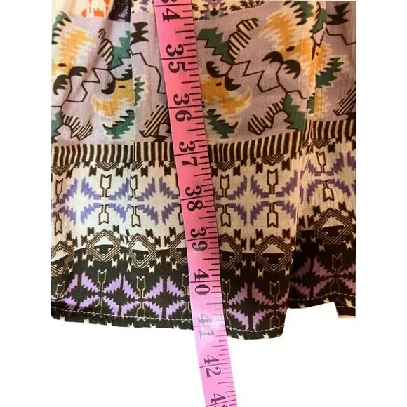 NWT Sundance Nouveau Nomad Boho Chic Dress SZ XS Smocked Waist Tassel‎ Hippie - Picture 5 of 6